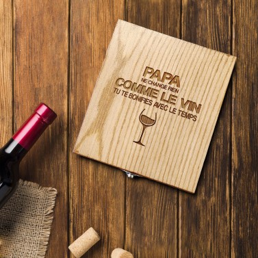 Sommelier ouvre bouteille élégant personnalisable Bordeaux