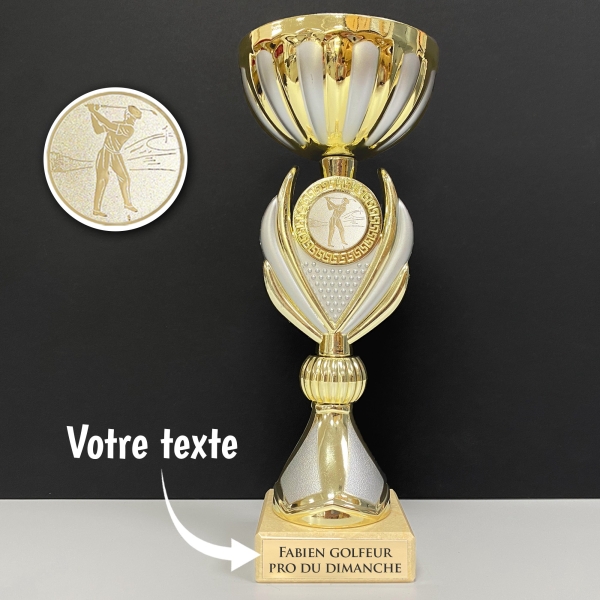 Trophée Disque D'or Deluxe Personnalisé : votre cadeau idéal