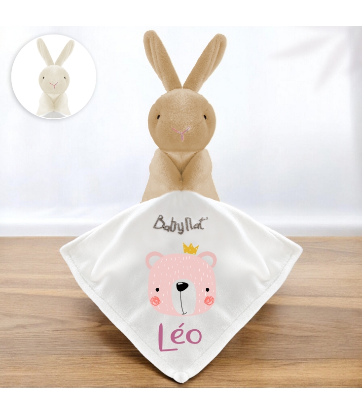 Doudou lapin fashion ours