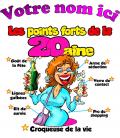 T-shirt anniversaire femme: 20ans (x1)