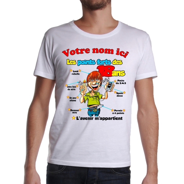 Tee-shirt Anniversaire Humoristique Homme