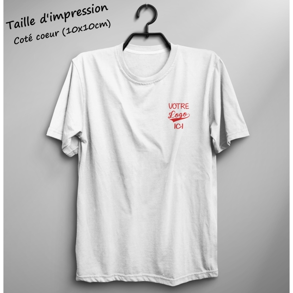 BLAK TEE — Homme Tee Shirt Personnalisable — T-Shirt personnalisé
